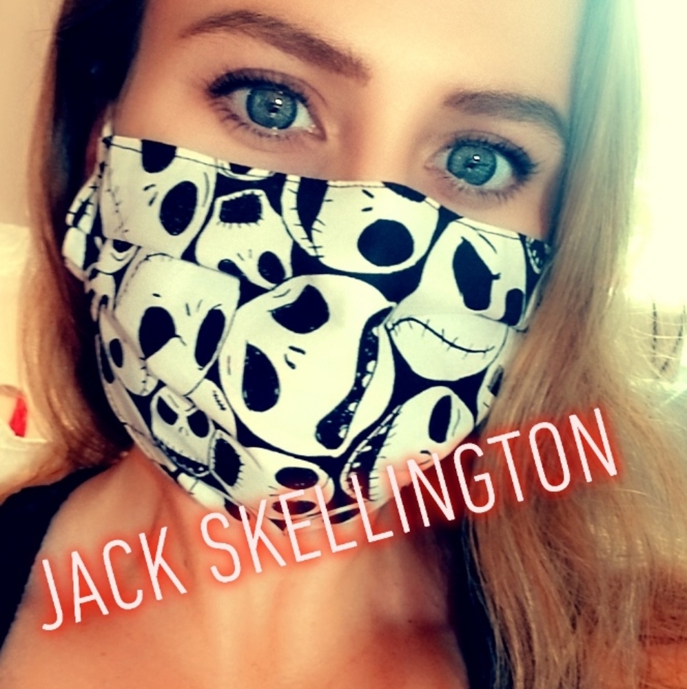 Jack skellington nightmare before face mask